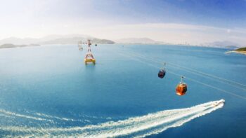 Vinwonders Cửa Hội - Cáp treo vượt biển