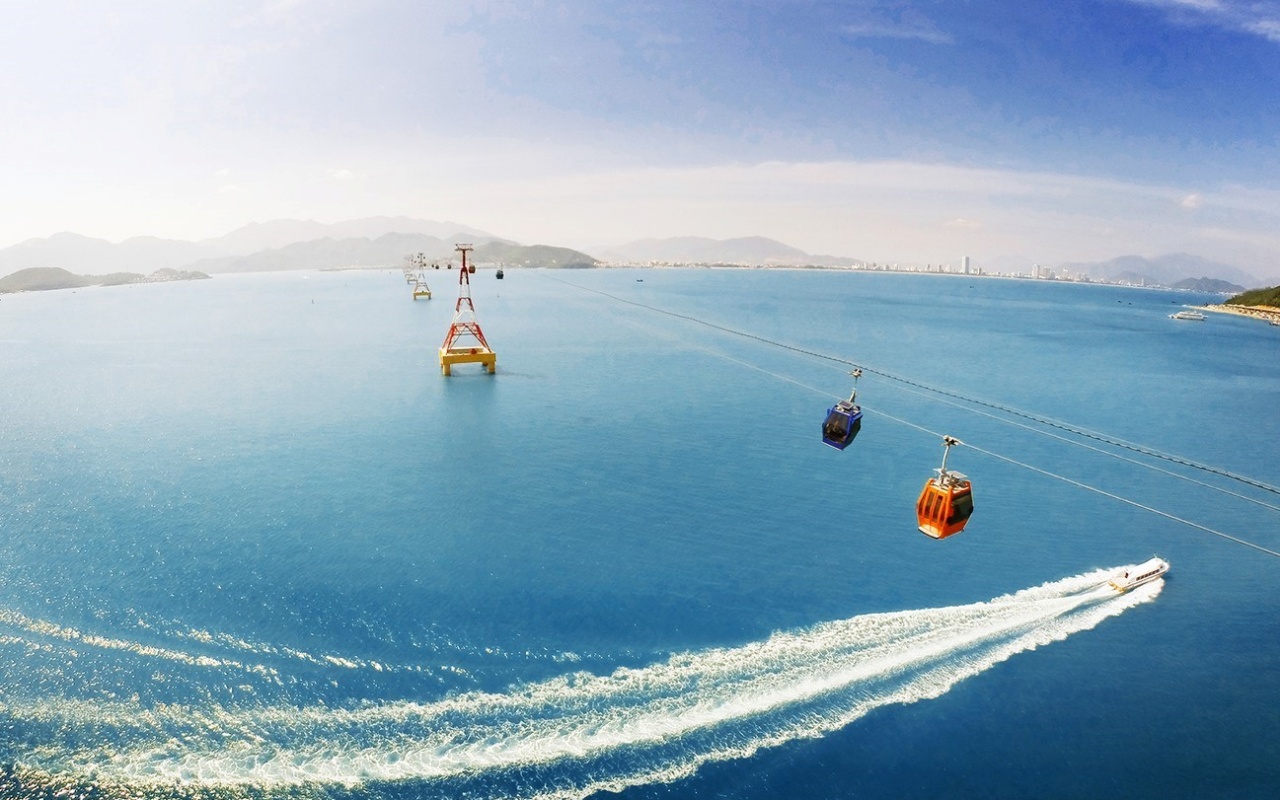 Vinwonders Cửa Hội - Cáp treo vượt biển Vinwonders Cửa Hội - Cáp treo vượt biển